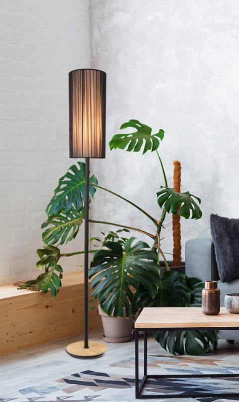 LAMPA PODŁOGOWA KIOTO 1 CZARNY