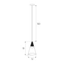 LAMPA WISZĄCA MAGNETYCZNA SYSTEM DALI 6W 363LM 3000K
