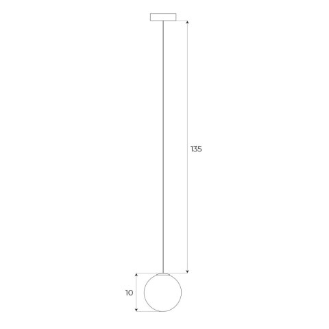 LAMPA WISZĄCA MAGNETYCZNA SYSTEM ON/OFF 5,4W 334LM 3000K