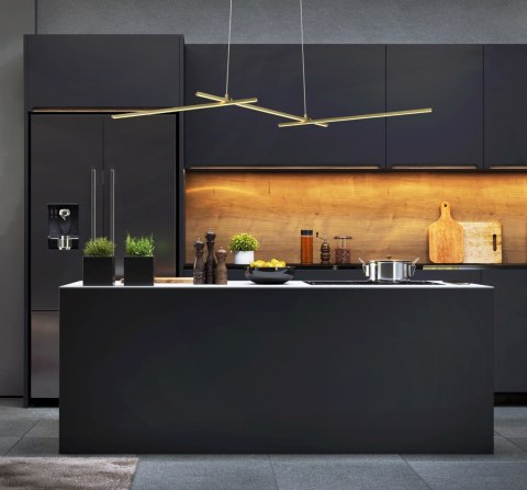 THASOS LAMPA WISZĄCA 103X23 23W LED ZŁOTY 4000K APETI
