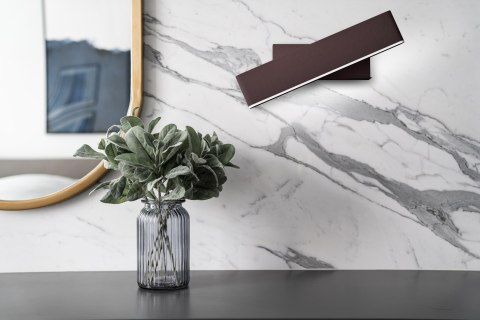NICOLETTA 2 LAMPA KINKIET 6W LED 4000K BRĄZOWY