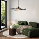 Lampa wisząca DECO designerska - czarny klosz kapelusz - nowoczesne oświetlenie salonu i sypialni E27
