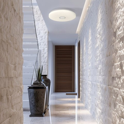 Light Prestige Plafon Solaro 33 cm biały LED 4000K