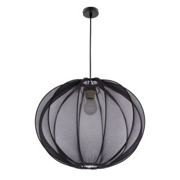MELLOW lampa wisząca czarny 1x40W E27 abażur mist 52 czarny kula