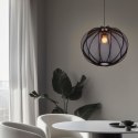 MELLOW lampa wisząca czarny 1x40W E27 abażur mist 52 czarny kula