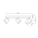 Light Prestige Dravo 3 spot biały 3xGU10