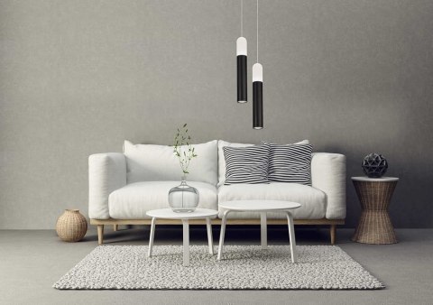 Light Prestige Lampa wisząca Fano czarna LED 3000K