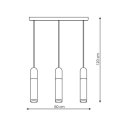 Light Prestige Lampa wisząca Fano czarna LED 3000K