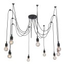 Light Prestige Lampa wisząca Soleto czarna 10xE27