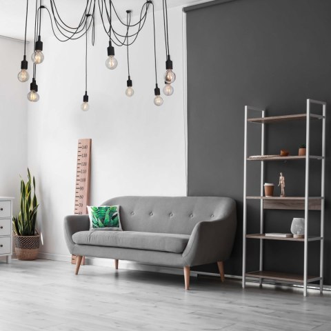 Light Prestige Lampa wisząca Soleto czarna 10xE27