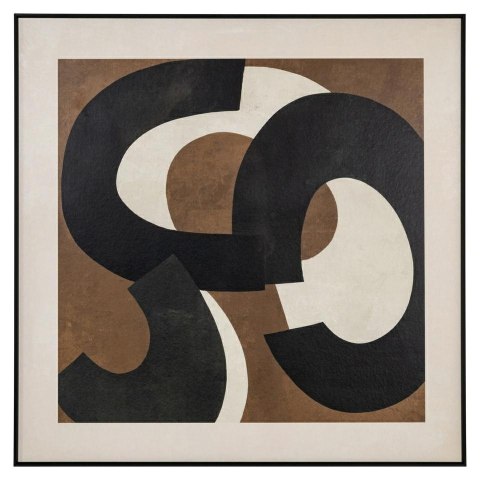 RICHMOND obraz EUPHORIA RIGHT 80x80 cm brązowy