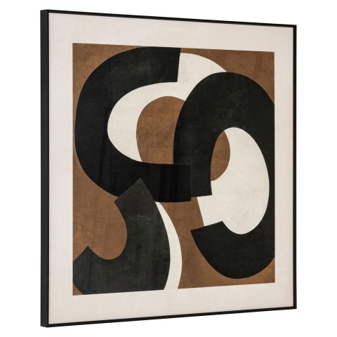 RICHMOND obraz EUPHORIA RIGHT 80x80 cm brązowy