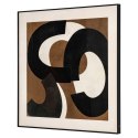 RICHMOND obraz EUPHORIA RIGHT 80x80 cm brązowy
