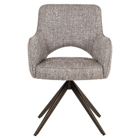 RICHMOND krzesło obrotowe GINERVA earth tweed