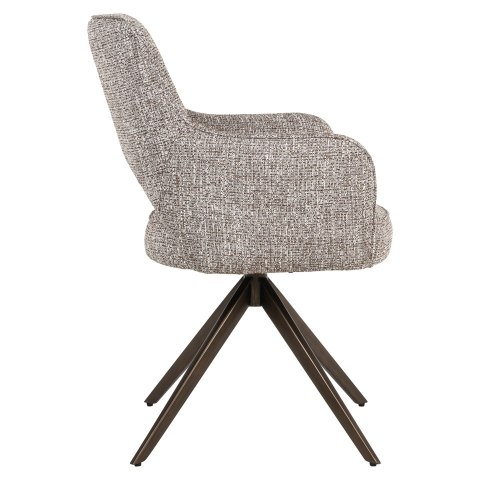 RICHMOND krzesło obrotowe GINERVA earth tweed