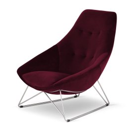 Nowoczesny fotel wypoczynkowy Kalmar XZ Bordowy - komfortowy i elegancki design