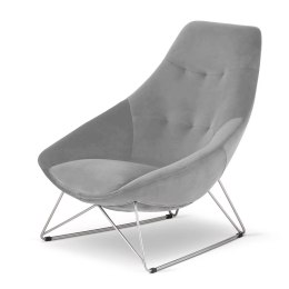 Designerski fotel Kalmar XZ Czarny - elegancki, miękki i ponadczasowy design