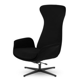 Fotel Kirke XZ Czarny - designerski fotel do salonu lub biura