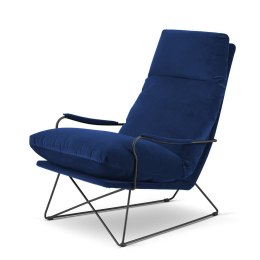 Granatowy fotel Tarn XZ - designerski fotel do nowoczesnych wnętrz