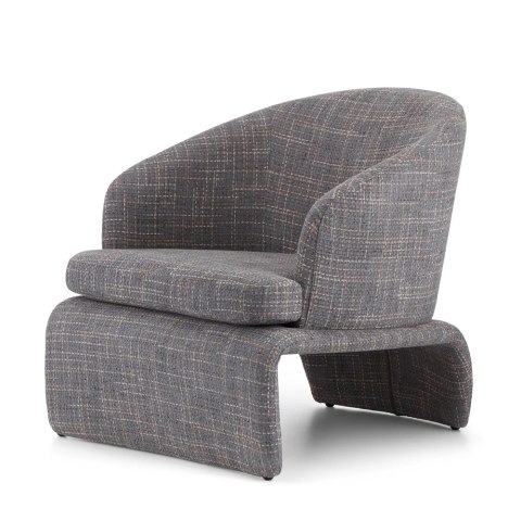 Bivona fotel glamour w stylu skandynawskim - designerska forma i komfort
