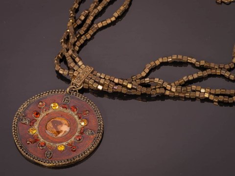 Biżuteria indyjska -naszyjnik