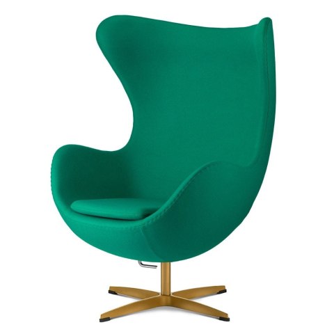 Fotel Egg Jajo Butelkowy Kaszmir - komfortowy fotel wypoczynkowy do salonu