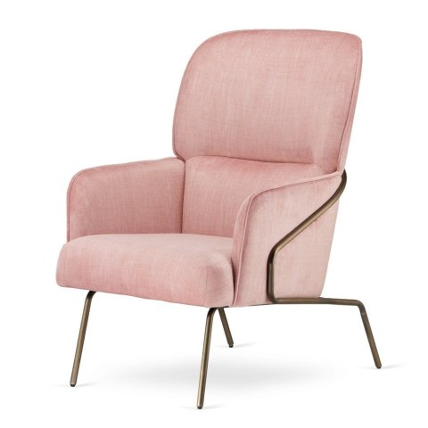 Aksamitny fotel salonowy Raffa Glamour Velvet - stylowy fotel wypoczynkowy glamour