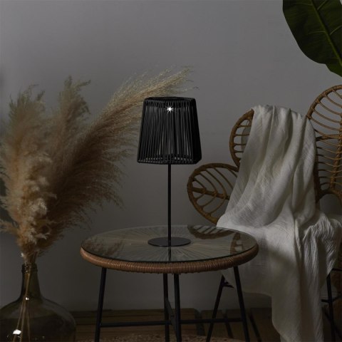 Lampa stołowa Merrill solarna czarna