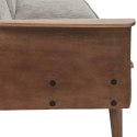Sofa rozkładana Scott szara sztruks