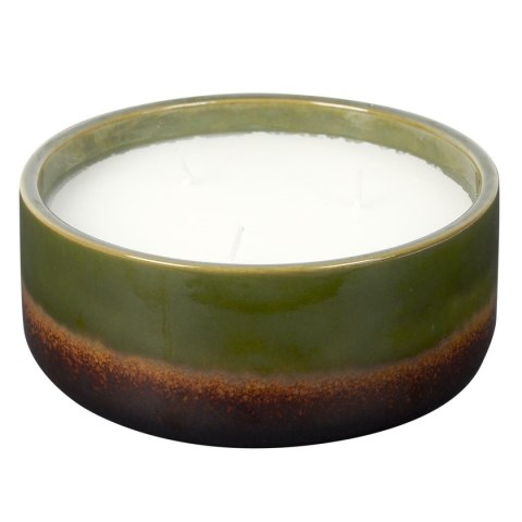 Świeca Glaze XL w ceramice zielona