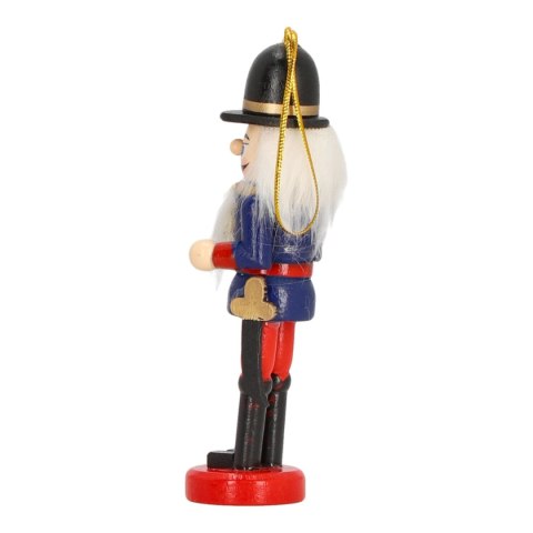Zestaw 3 zawieszek dziadek do orzechów 12cm czarne