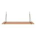 Półka Chiba 80cm naturalna/ czarna