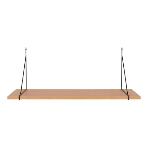 Półka Chiba 80cm naturalna/ czarna
