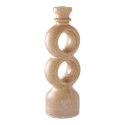 Świecznik ceramiczny brązowy ósemka