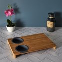 Deska do krojenia z miską i sitkiem