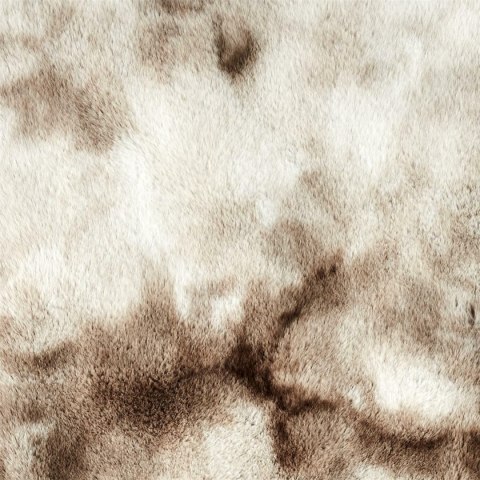 Koc Furry 140x200cm brązowo-kremowy