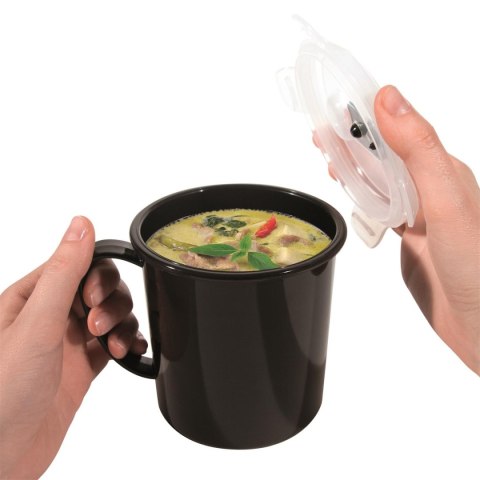 Kubek na zupę 630ml czarny