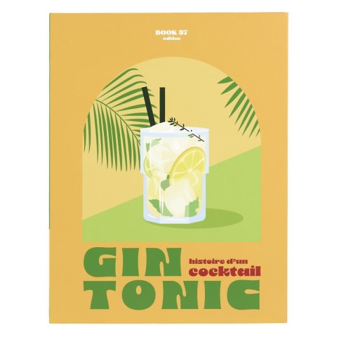 Pudełko książka Gin Tonic żółta