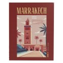 Pudełko książka Marrakech czerwona