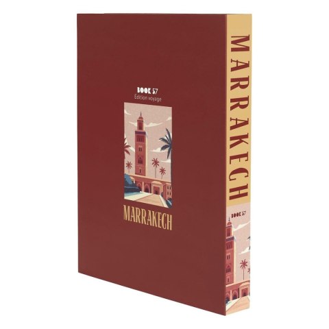 Pudełko książka Marrakech czerwona