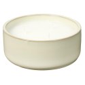 Świeca Glaze XL w ceramice biała