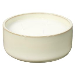 Świeca Glaze XL w ceramice biała