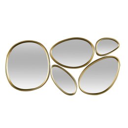 Zestaw 5 luster Organic Shape złote