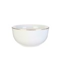 Miska Pearl Gold 500ml biała
