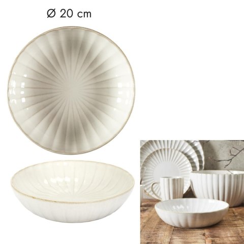 Talerz głęboki Vlora 20cm beżowy
