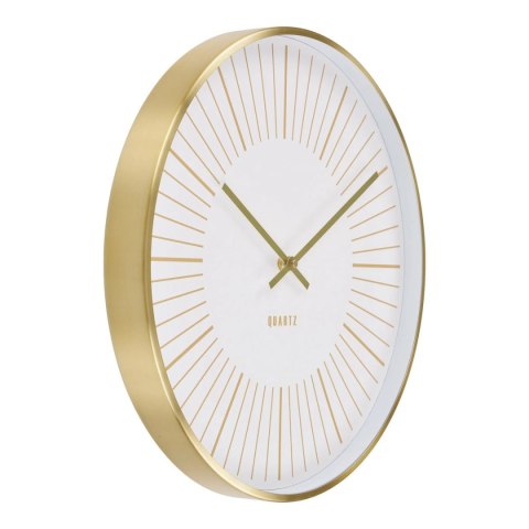 Zegar Takamaka 40cm złoty/biały