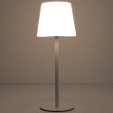 Lampa stołowa USB biała