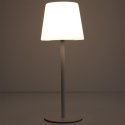 Lampa stołowa USB biała