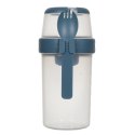 Lunch box z 3 przegródkami niebieski