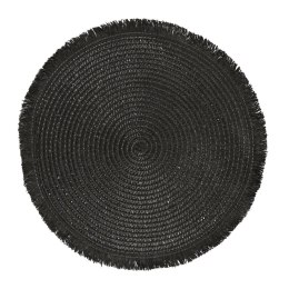 Podkładka pod talerz czarna 38cm boho